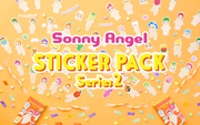Sonny Angel Sticker Pack - Series 2 - Sweet Pocket Display