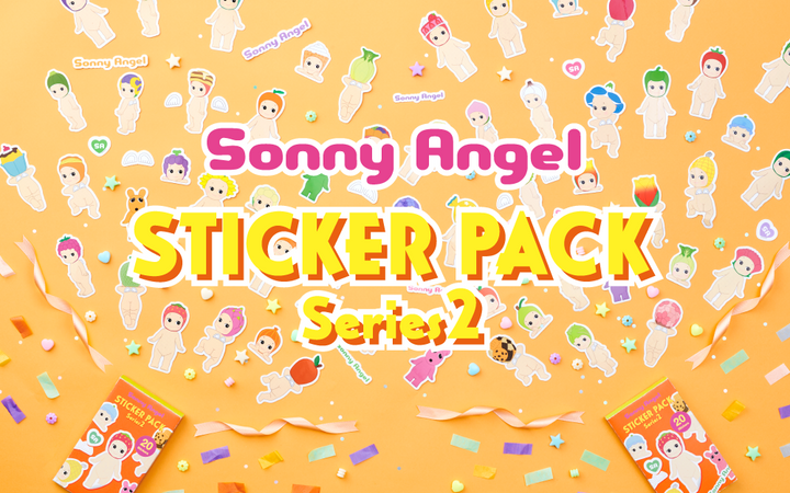 Sonny Angel Sticker Pack - Series 2 - Sweet Pocket Display